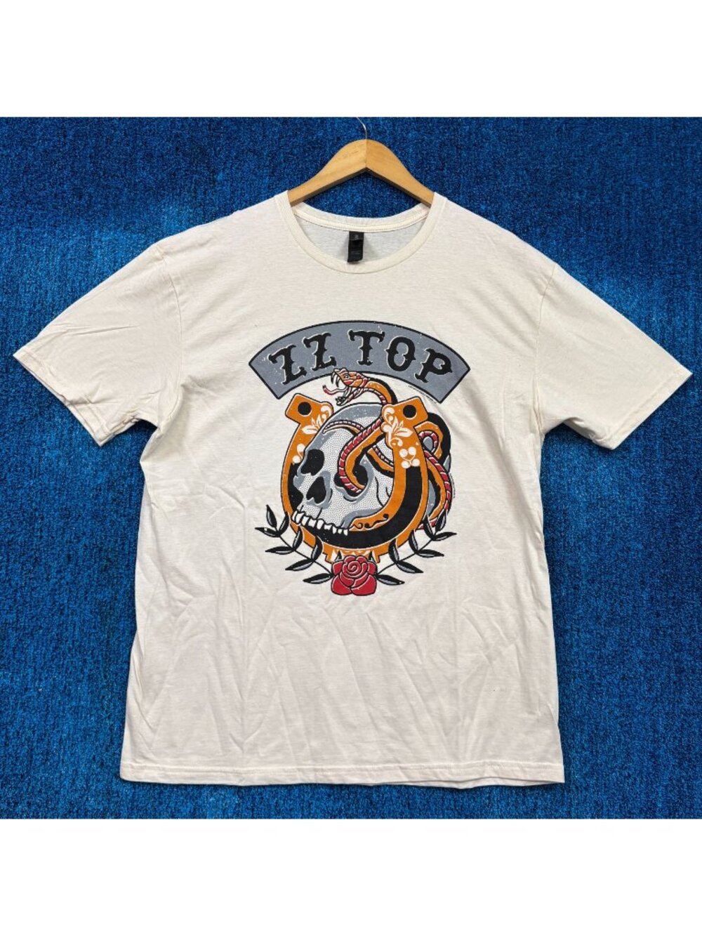 ZZ Top Self Titled Graphic T-Shirt Size Large